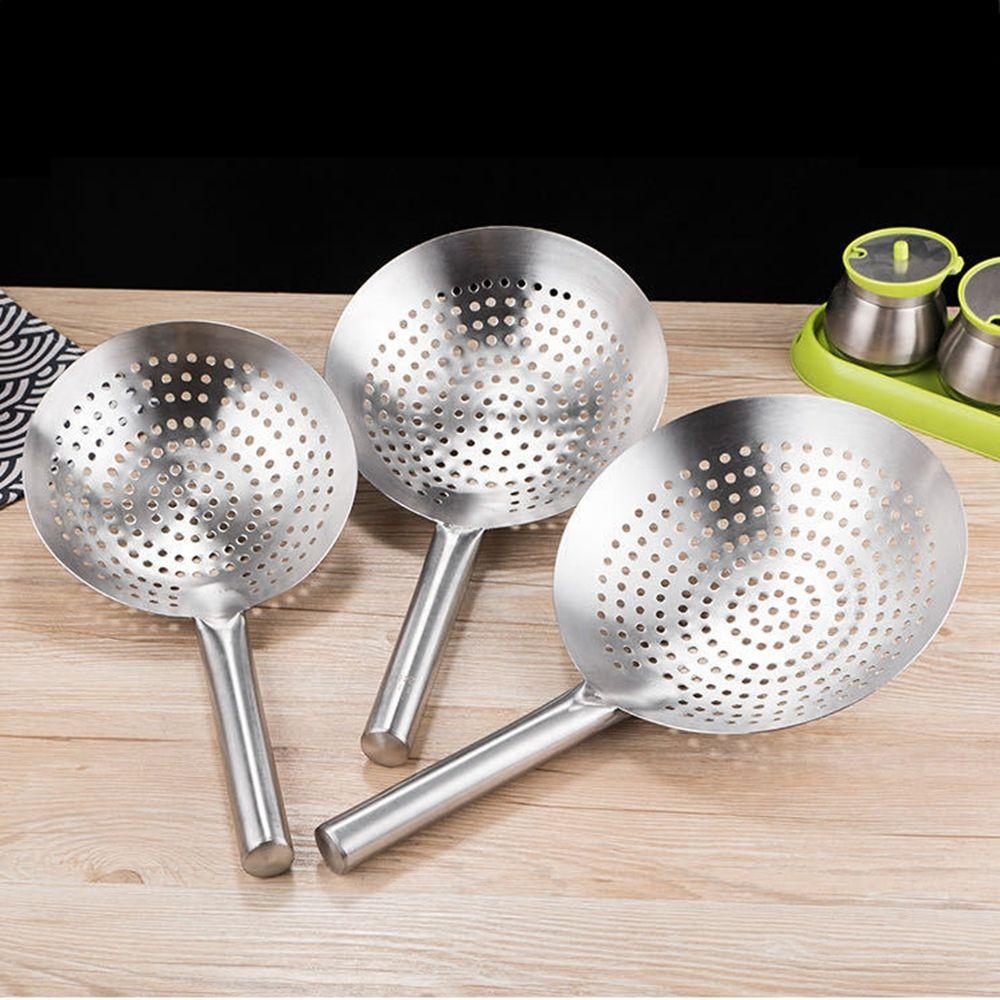 Handle Oil Filter French Fries Deep Fryer Oil Flour Oil Frying Scoop Oil Strainer Colander Skimmer