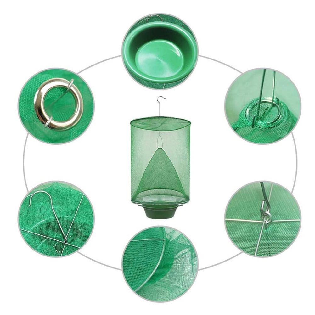 Ranchs Fly Trap Reusable Hanging Catchers Cage For Backyard