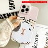 2DFlat Cute Guinea Pig with Heart Hands Phone Case All Inclusive Film Hard iPhone Case, Compatible with iPhone 18 Pro Max 17 16 15 14 13 12 11