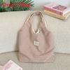 Casual Polyester Tartan Shoulder Bag With Inner Zipper Pocket For Daily Use