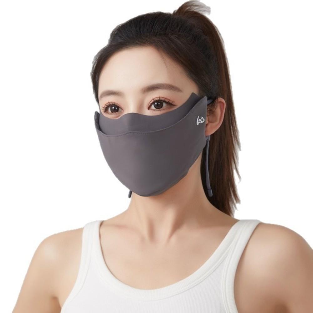 Compartment-style Summer Face Mask Hanging Ear Show Your Nose and Mouth Sports Mask UV Protection