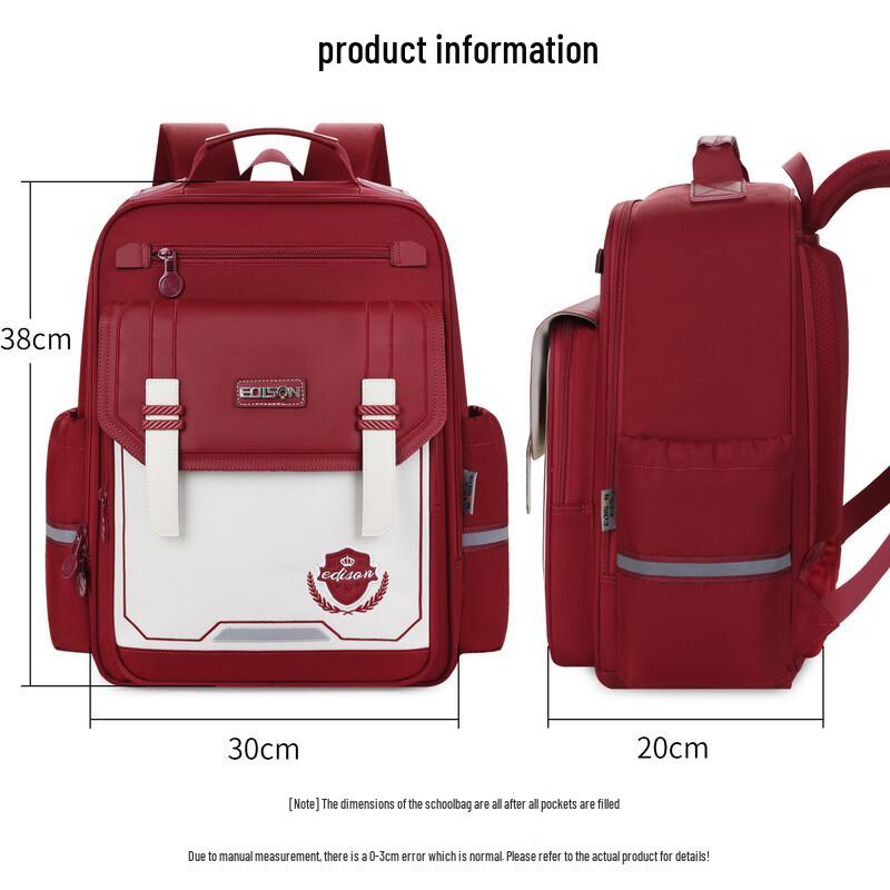 Edison Inventor Ergonomic School Backpack