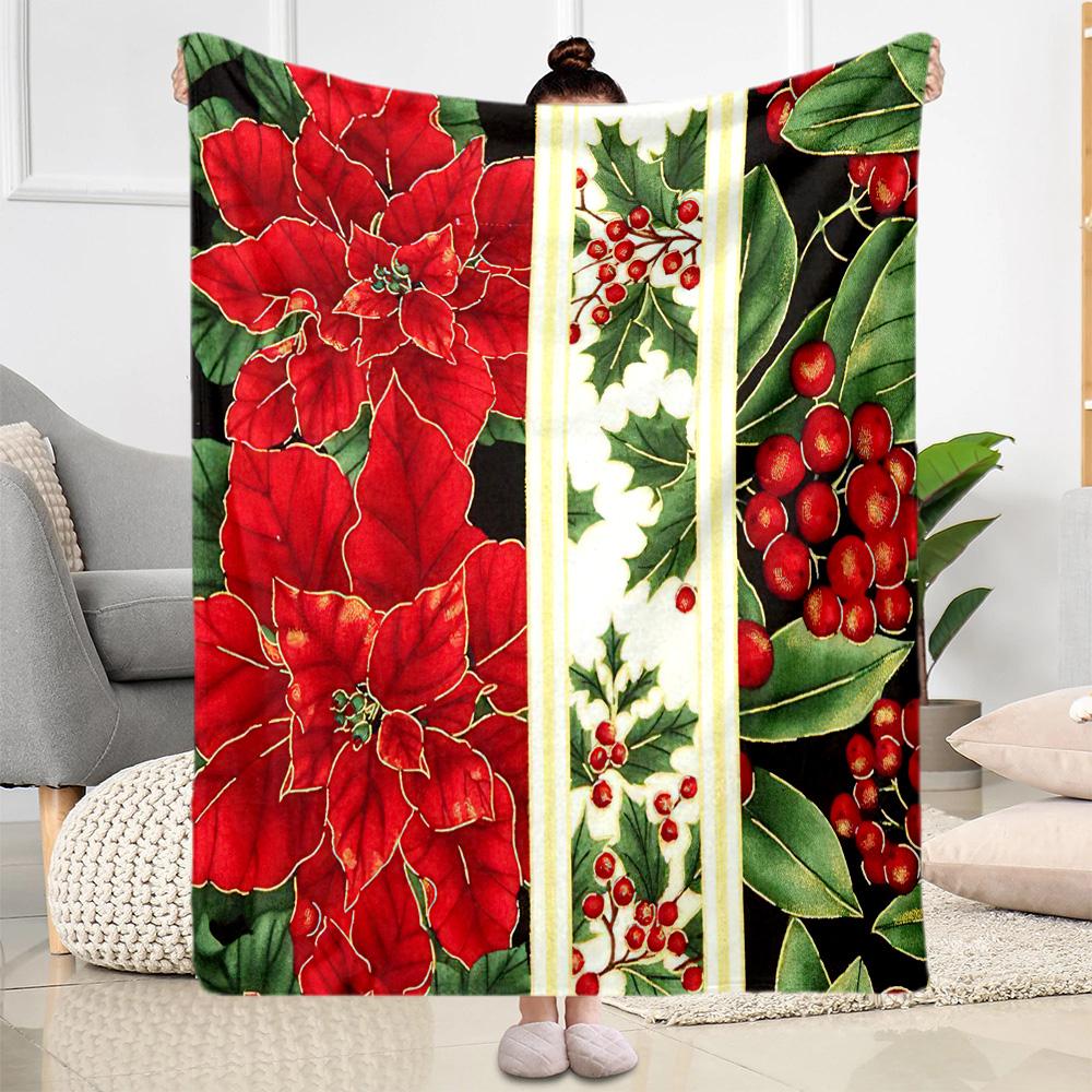 Christmas 239 Blanket Soft & Cozy Great for Sofa Office Chair Picnics All-Season Use Modern Gifts For Family Or Friends