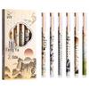 Kaba Bear Black Needle-Tip Rollerball Pen: Quick-Drying Student Exam & Signature Pen in Ancient Style.
