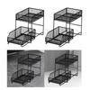 Under Sink Organiser 2 Tier Storage Shelf for Cabinet Countertop Kitchen
