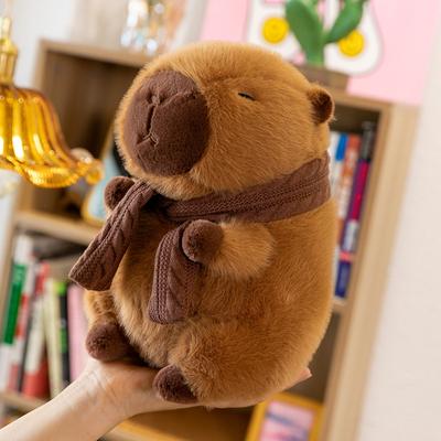 Boutique Kapibara Doll Water Guinea Pig Doll Big Doll Pillow Plush Toy Birthday Gift Children's Day