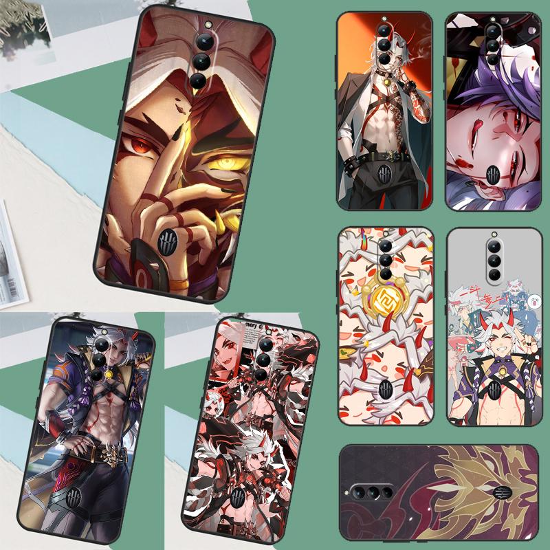 Genshin Impact Arataki Itto For Nubia Red Magic 10 Pro Plus 6 7 6S 7S Pro 5G 6R Case For RedMagic 8S 9S 9 8 Pro Plus