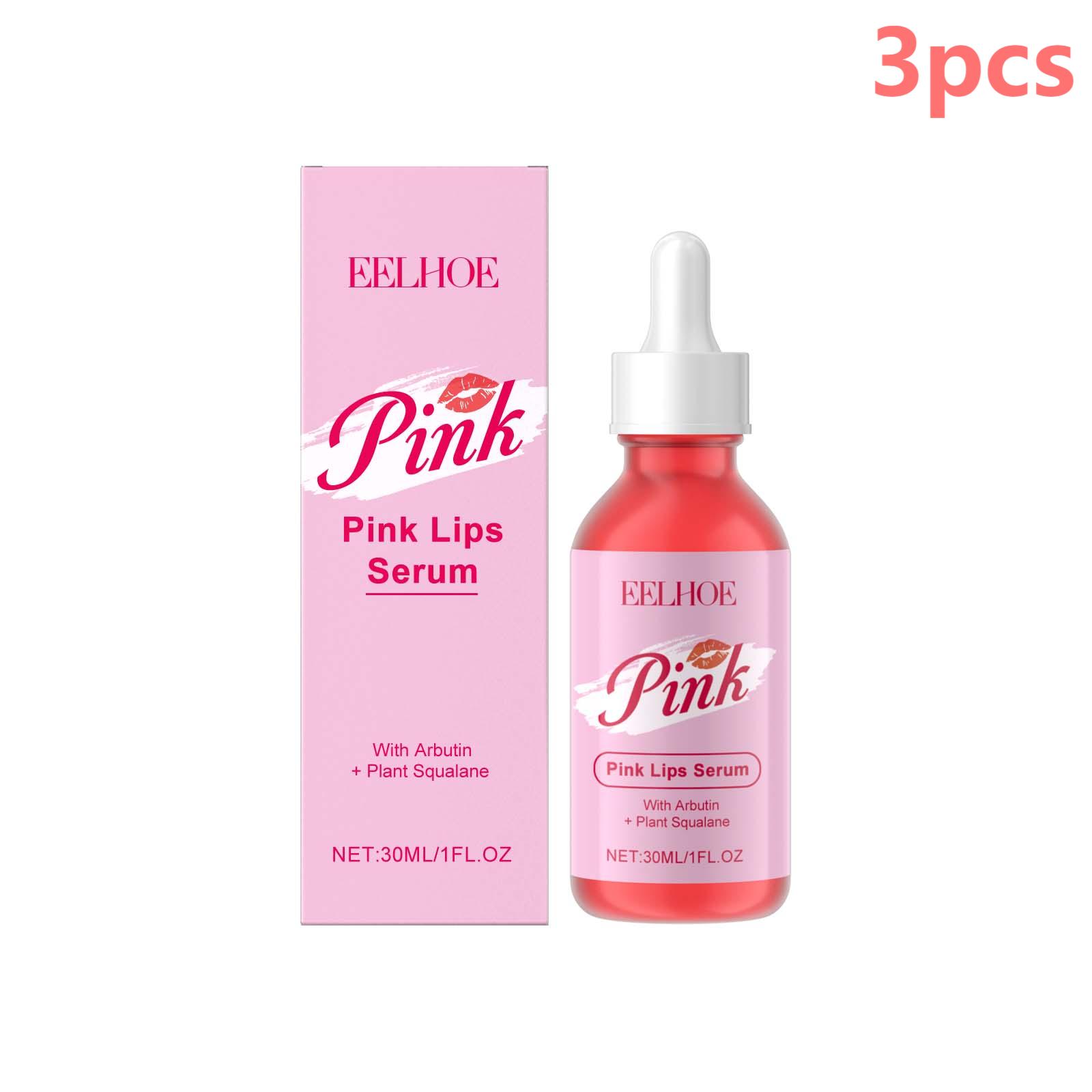 Roze Lipserum Verhelderend Roze Lippen Donkerheid Verwijderaar Dode Huid Verwijderaar Glans Lip Voller Makend Dode Huid Verwijderaar Lip Exfoliator Serum
