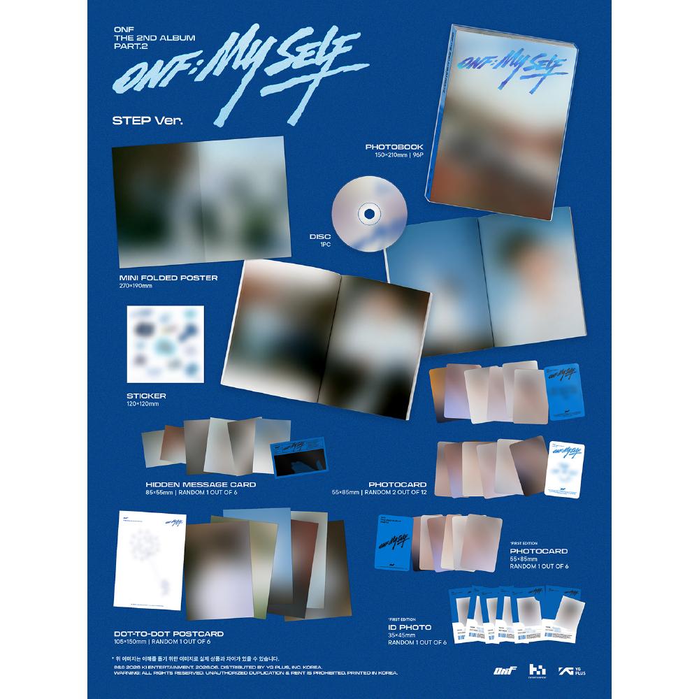 Pre-order ONF The 2nd Album Part.2 ONF:MY SELF Photo Book ver. & SHOP POB