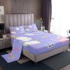 Cartoon Animal Cat Pattern Bed Hat Four-Piece Bedding Set Bedroom Dormitory Bedding Decoration