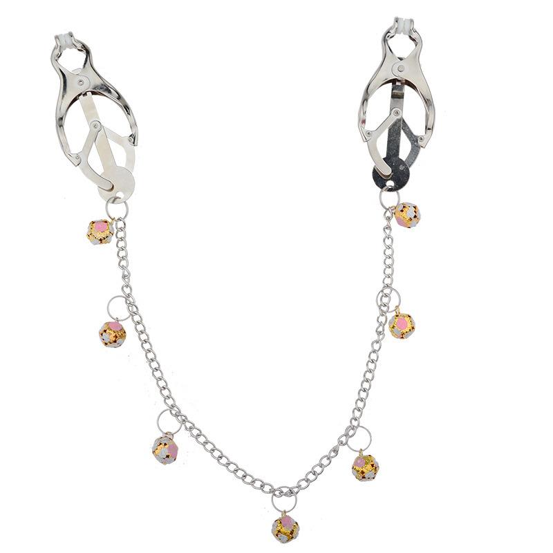 Adult Supplies Sexy Nipple Clamp Mei Mei Butterfly Nipple Clamp Flower Bell