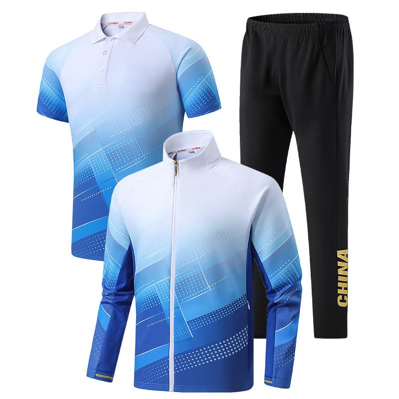 Chinese Team Sports Uniform Set for Student Training and Performances