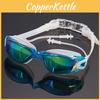 Glasses Swimming Waterproof And Antifog Colorful Plating Small Mirror Racing Swim Glasses Set