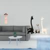 Traditional Chinese Girl Resin Statue And Modern Ceramic Giraffe Figurine Creative Miniature