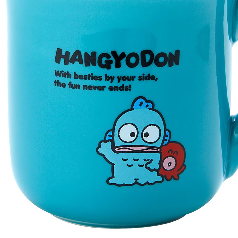 Sanrio Hangyodon Mug and Dryer Safe Ceramic Item 422673 - Microwave, Dishwasher, - - Number