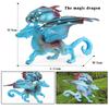 Oenux Simulation Dinosaur Bayala Dragon Tree Monster Bat Demon Basilisk Animal Model Action Figures Pvc Collection Kid Toy Gift