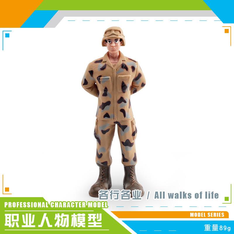 Giocattolo Educativo Montessori Mondo della Cognizione Architettura Figure Professionali insegnanti medici costruzione polizia Action Figures