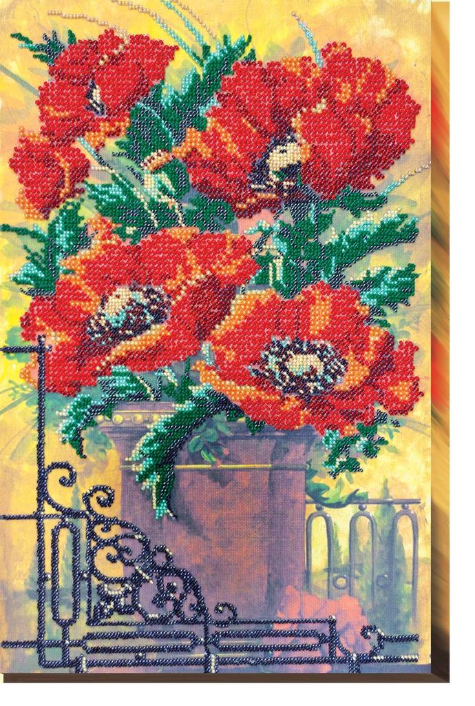 Kit for Embroidery with MICRO Beads On Canvas Abris Art
