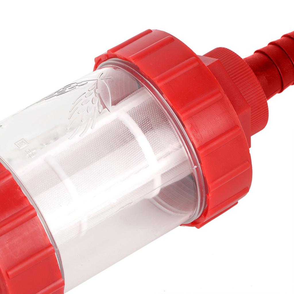 Swimming Pool V Clips, Garden Irrigation Pump Filter, Plastic Pump Filter for 1Celsius2 Hose Diameter, With Rod Connectors for Clean Rods