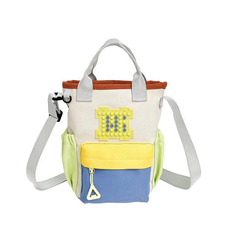 Street Style Nylon Water Bottle Bag With Multiple Pockets For Daily Use