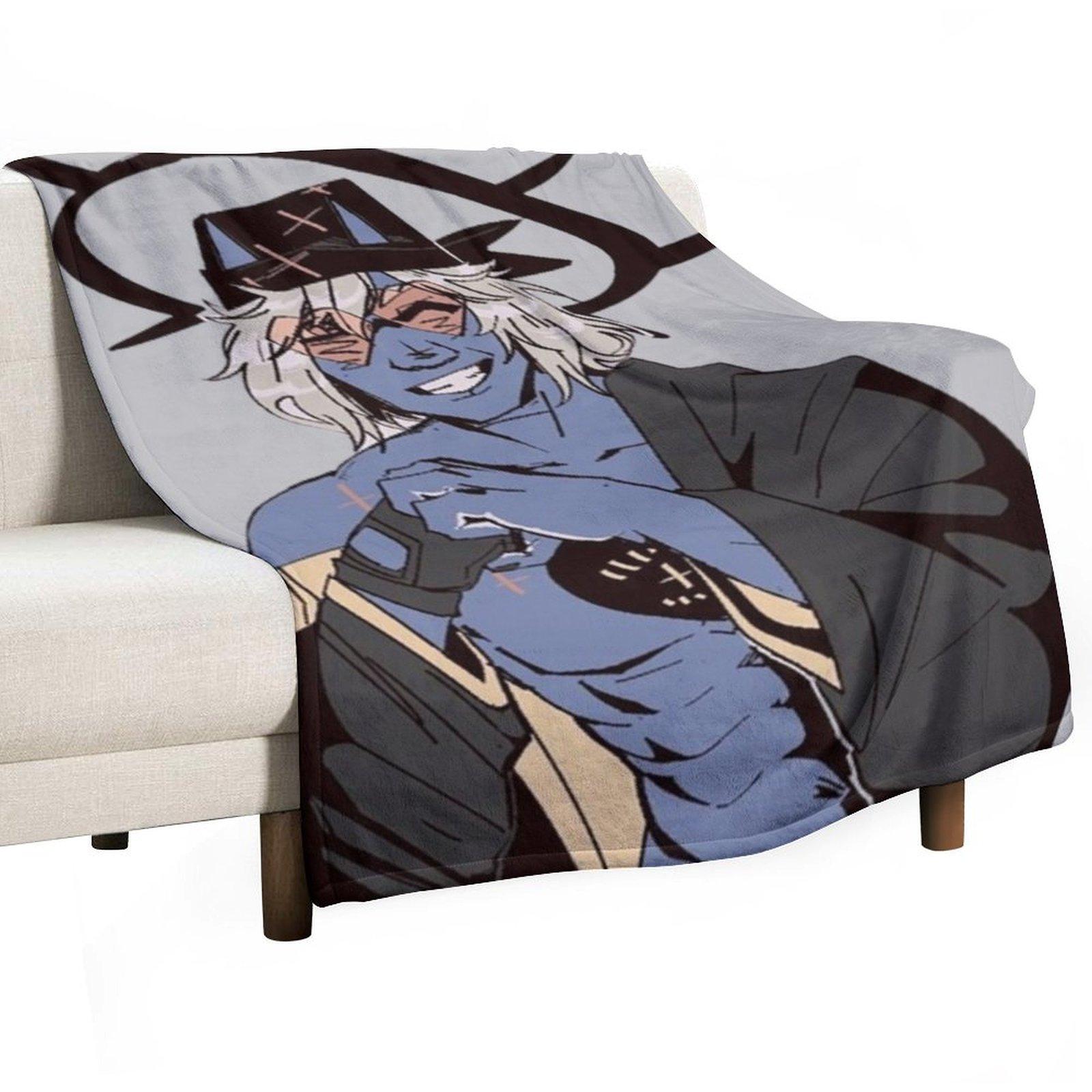 

Happy Chaos - Guilty Gear Throw Blanket funny gift Warm valentine gift ideas Large Blankets 30x40in