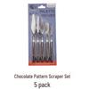 5-Piece Stainless Steel Palette Knife Set for Gouache and Oil Painting