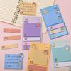 Gift Cartoon Index Lovely Sticky Note Student Girl Heart Mark Message Sticker Office Classification N Times Kawai Stationery