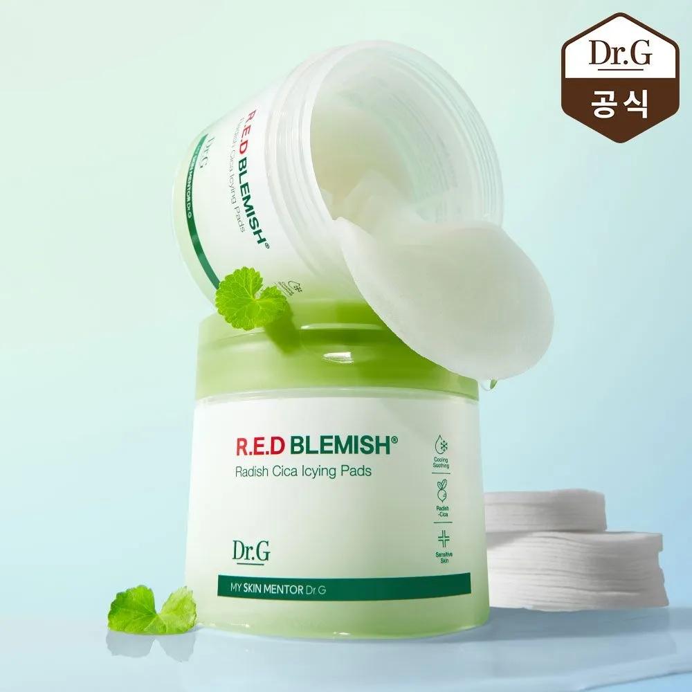 [1+1] Red Blemish Turnip Cica Icing Pads 60 Sheets