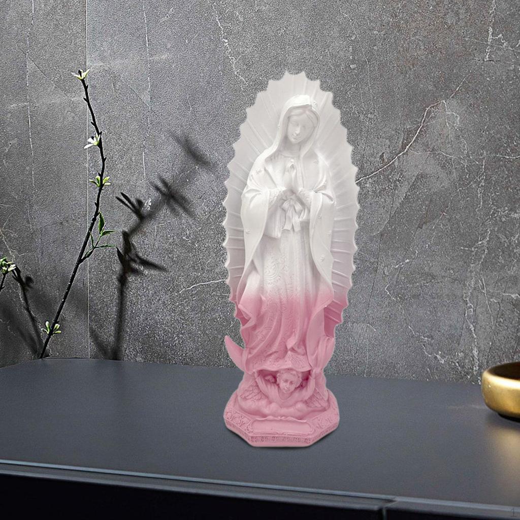 Soška Panny Marie Vánoční Domácí Dekorace Ornament Stolní Řemesla Elegantní Figurka