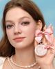 Flower Knows Bunny Garden Collection Lippenbalsam Vintage Taschenuhr Stil Tragbarer Taschenanhänger Feuchtigkeitsspendende Lippenpflege Make-up