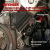 BEVINSEE Low Mount Alternator and Power Steering Relocation Bracket Kit for 1998-2002 LS1 Camaro Z28