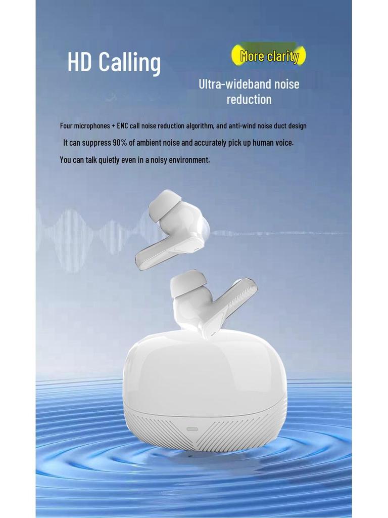 2025 High-Quality Sound Noise-Reducing Bluetooth Sports Headphones with Long Battery Life, Compatible with Xiaomi