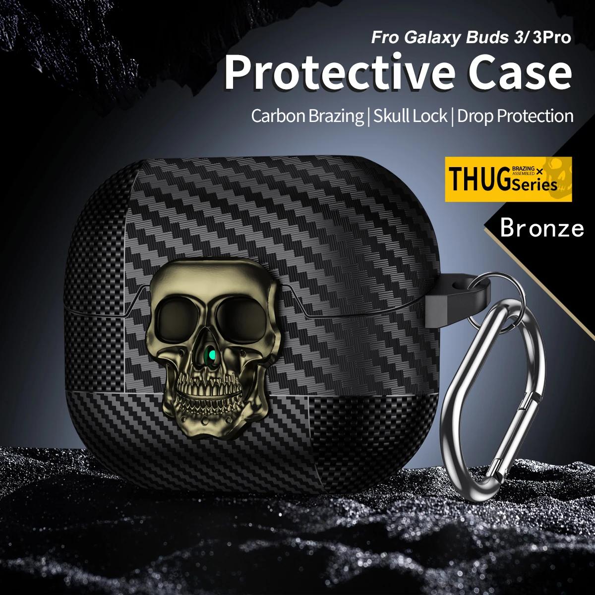 Nieuwe Roterende Lock Gesp Oortelefoon Beschermhoes Voor Samsung Galaxy Buds3 / Buds 3 Pro / Buds3 FE Hoes Beschermhoes Galaxy Buds3 FE