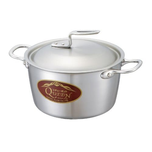 Nakao Aluminum Manufacturing Queen Pot S, 24cm, IHQP-1, Compatible with All Heat Sources