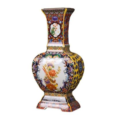 Handmade Chinese Ceramic Craft with Enamel Designing Hand Paint Antique Craft