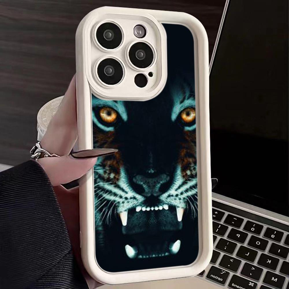 N96 Тигровые глаза дизайн Мягкие чехлы для телефонов с ангельскими глазками для Samsung — фото 12