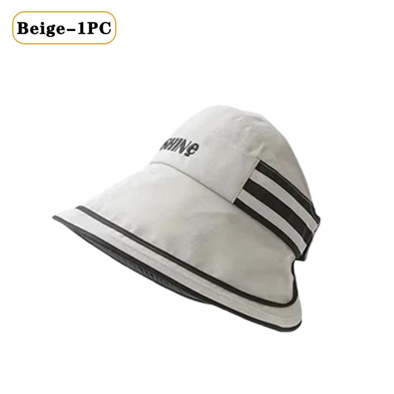

1-4PCS Large Brimmed Empty Top Hat Summer Outdoor Sun Protection Sunshade Hat Face Covering Breathable Sun Fisherman Hat