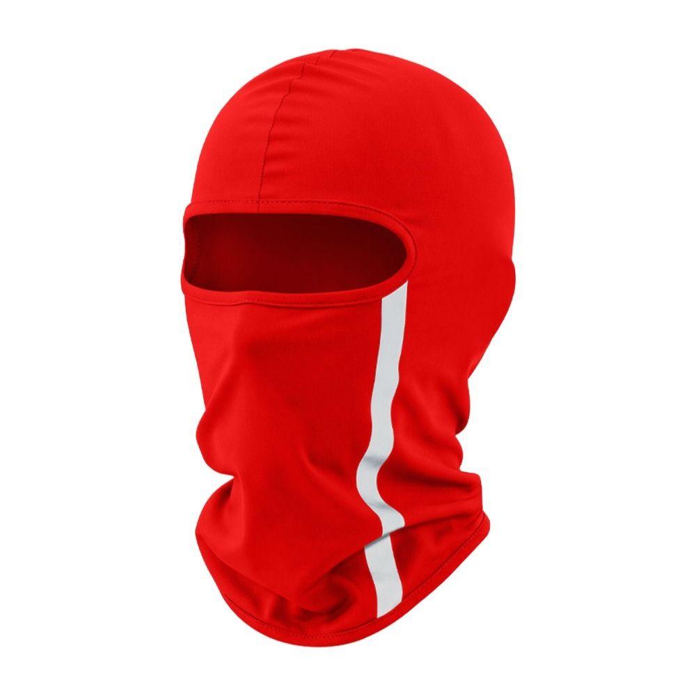 Reflektierende Sturmhaube Gesichtsmaske Schnelltrocknend Vollgesichtsmaske Modische Motorradmaske Sommer