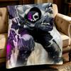 Game S-Skul The Hero Slayer-R Throw Thick Comfort Flannel Quilt, Multi-scene Use Indoor Outdoor Daily Nap