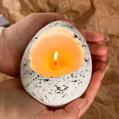 Portacandela a Forma di Uovo Stampo in Silicone Fai da Te Fatto a Mano Candela Profumata Aromaterapia Sapone Resina Epossidica Gesso Stampo Decorazione Casa Artigianato