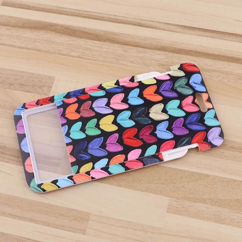 Lanyard mit Kartenetui Herzmuster ABS Kartenhalter Handy-Lanyard Kartenhülle für Arbeit Ausweishalter Buskarte Schlüsselzubehör
