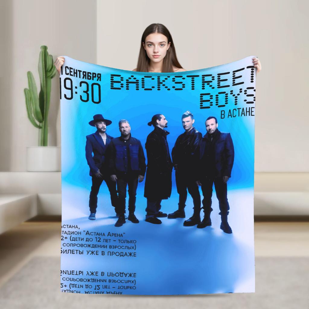 Backstreet Boys Fan Blankets Quality Super Warm Throw Blanket Winter Decorative Living Room Pattern Bedspread
