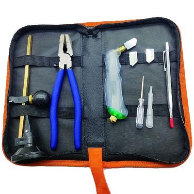 Profesionální sada řezačky skla a štípacích kleští s ergonomickými PVC rukojeťmi a konstrukcí z vysokouhlíkové oceli pro odolné použití