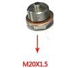 Magnetic Oil Drain Plug Sump Bolt M14 x 1 5 M12 M16 M18 M20 Stainless Steel with Copper Gasket for Oil Pan Filter Auto Parts