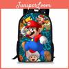 Super Mario Kids Backpack With Breathable Oxford Fabric For Elementary School Students