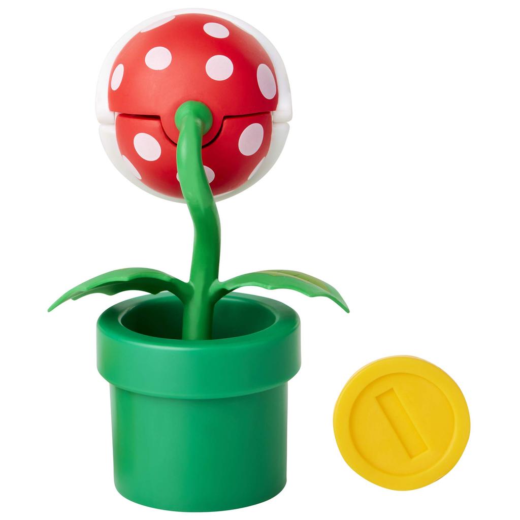 Sanei Boeki Super Mario Figure Collection Plus Flower with Coin Pack'n FCP-007
