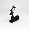 Home Display Deer Figurine 3D Shelf Accent for Desk Christmas Winter Styling with Scandinavian Look Single Piece