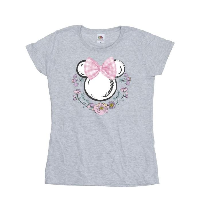 Disney Womens/Ladies Minnie Mouse Bows & Flowers T-Shirt