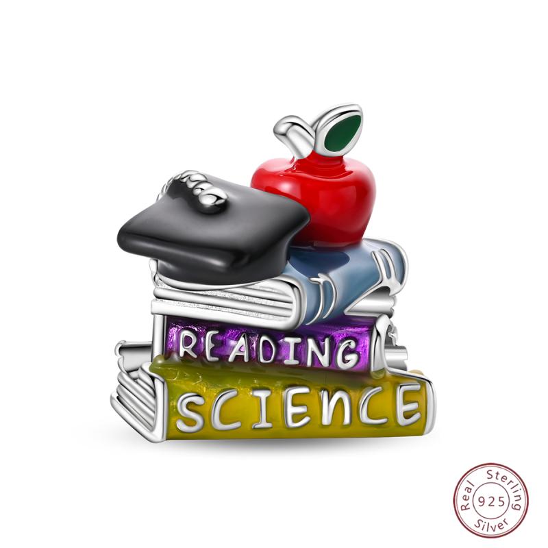 New Copper Poker Card Pendant Beads Black Spade 10-A Royal Flush Red Heart 10-A Charm For Bracelet Woman Jewelry