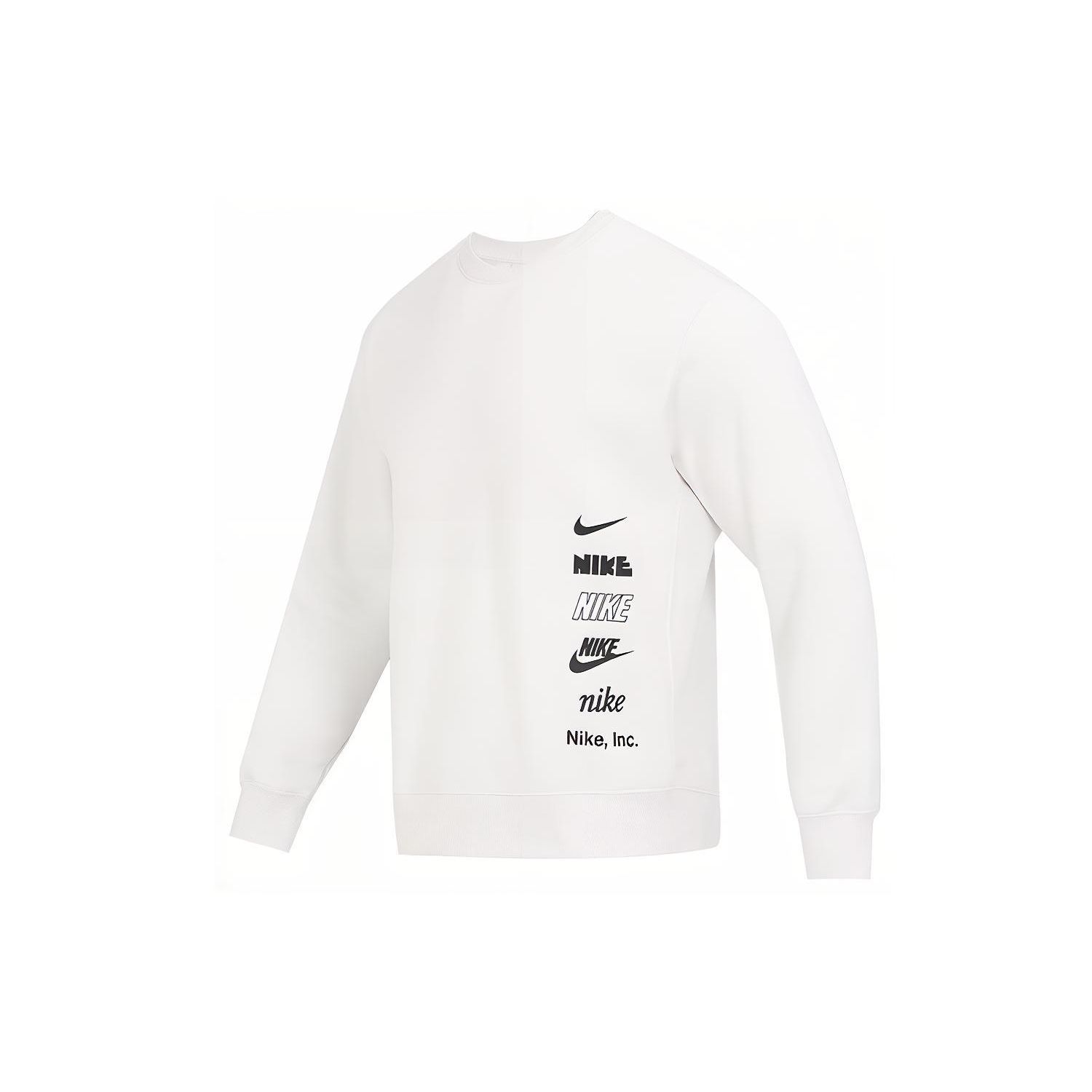 

Nike Fleece Sport Casual Crew Neck Sweatshirt Men Tops White DX0782-030 XXL